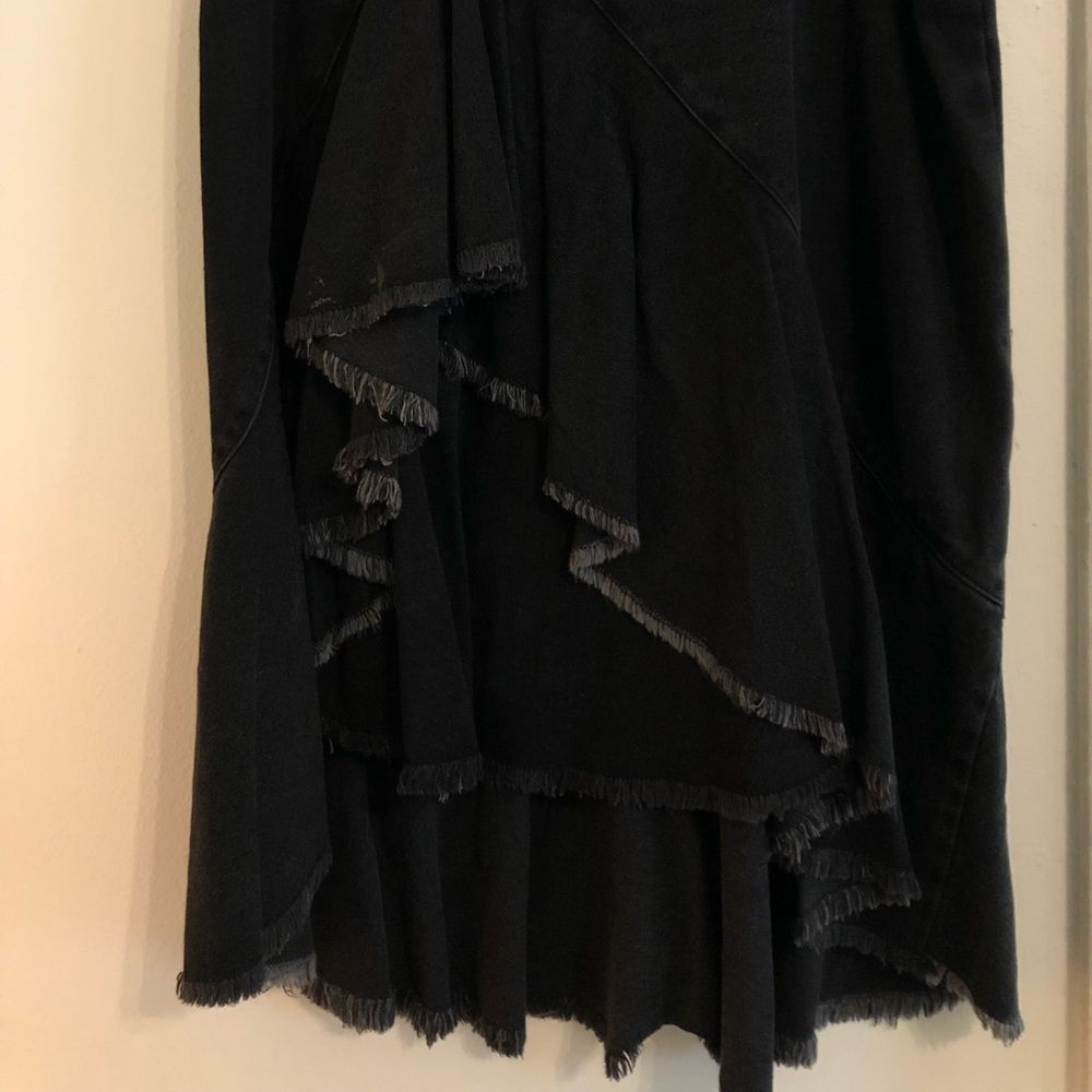Zara Black Denim skirt
